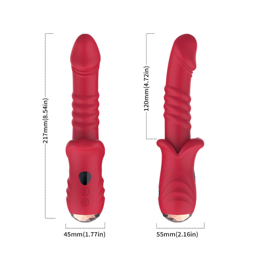 Armony - Point A Dildo Vibrateur Stimulant Rouge - Image 7