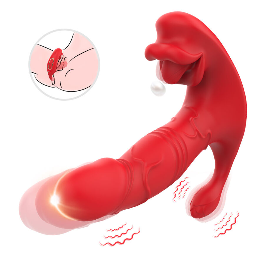 Armony - Vibrateur Anal Culotte Stimulateur Point C Et G Télécommande Rouge - Image 3