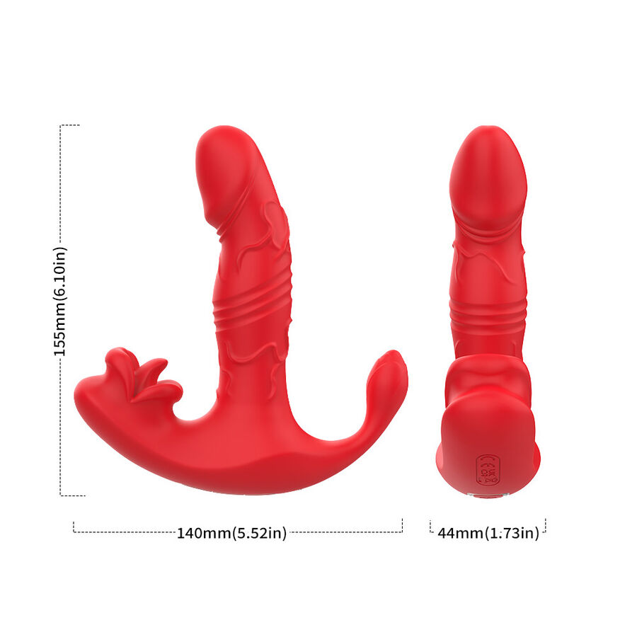 Armony - Vibrateur Anal Culotte Stimulateur Point C Et G Télécommande Rouge - Image 10