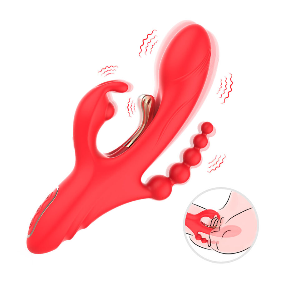 Armony - Stimulateur De Point G Et De Clitoris Vibrateur Rouge - Image 3