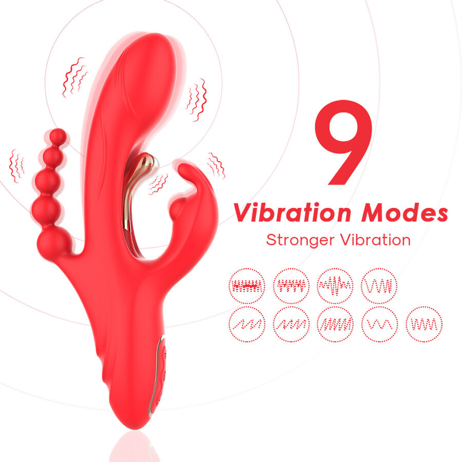 Armony - Stimulateur De Point G Et De Clitoris Vibrateur Rouge - Image 4