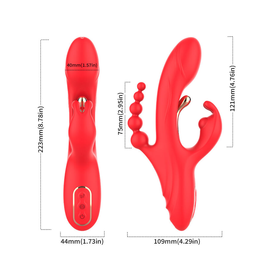 Armony - Stimulateur De Point G Et De Clitoris Vibrateur Rouge - Image 7