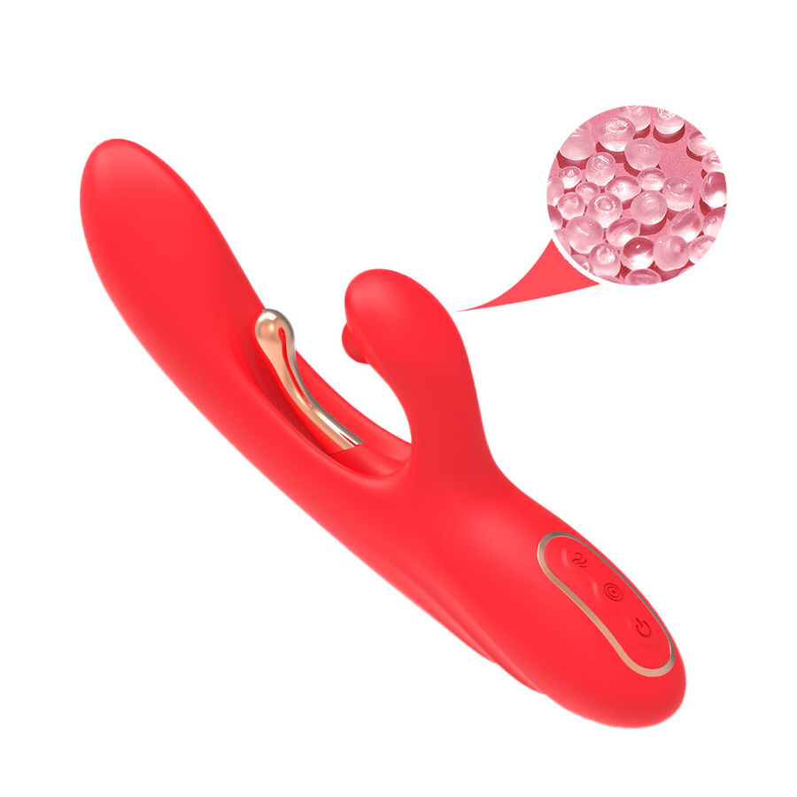 Armony - Vibrateur Stimulateur Point G Et Clitoris Avec Langue Oscillante Rouge - Image 10