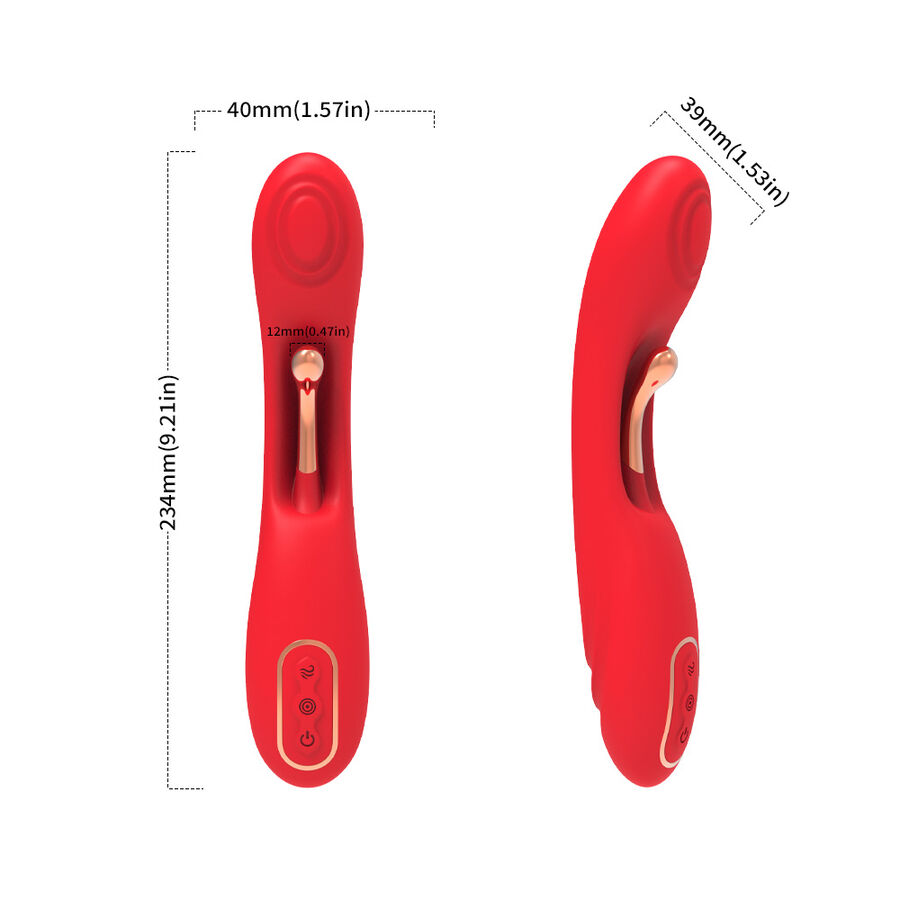 Armony - Vibrateur À Langue Oscillante Rouge - Image 9