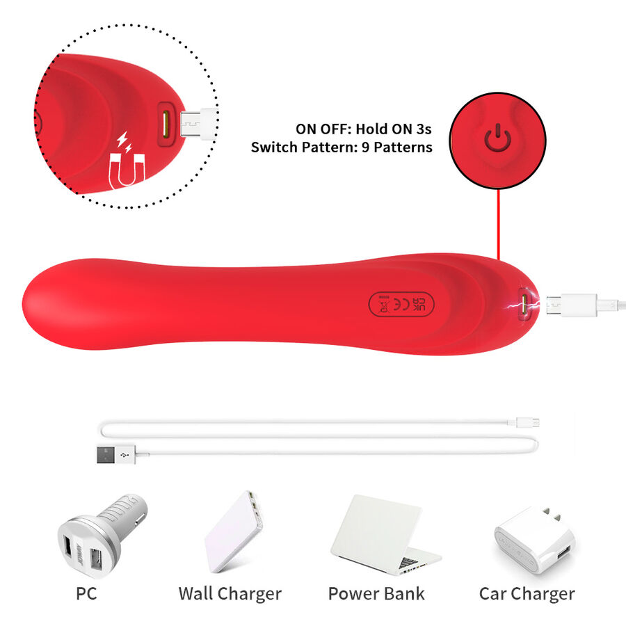 Armony - Vibrateur À Langue Oscillante Rouge - Image 10