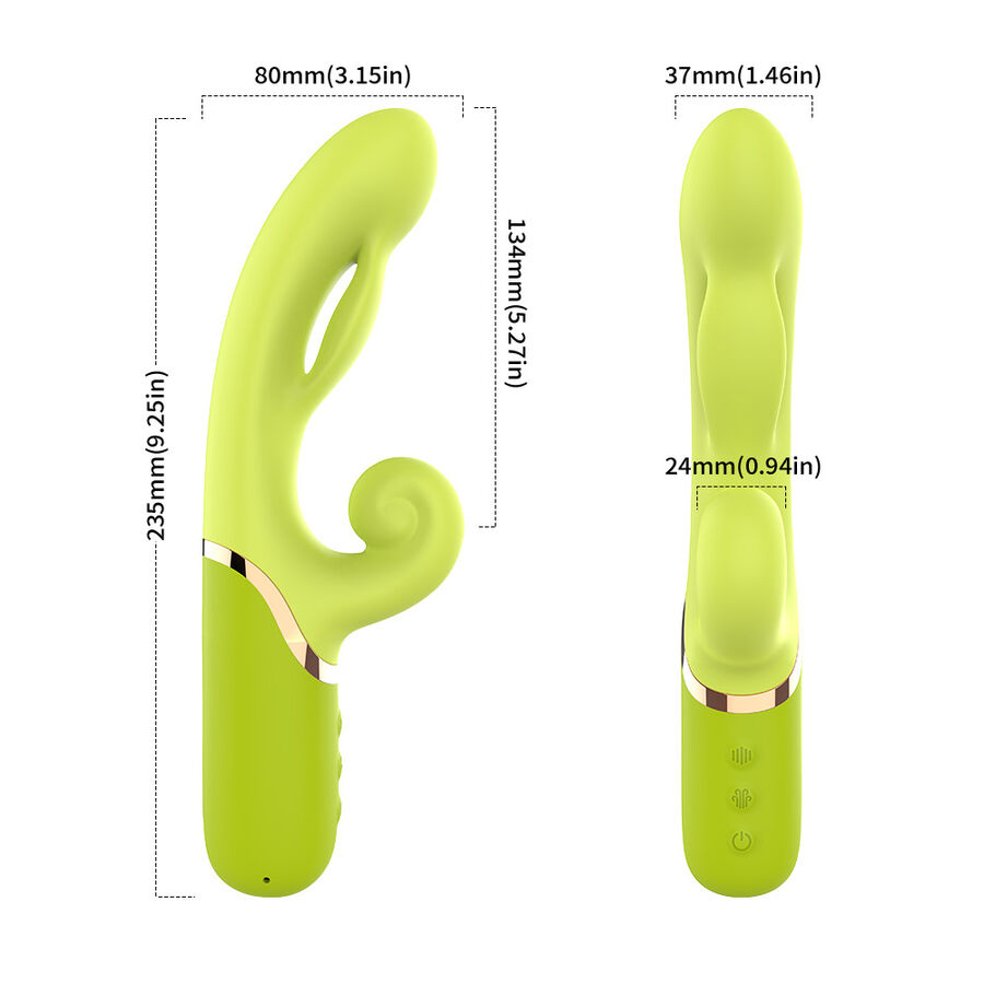 Armony - Inflable Point A Stimulateur Vibrateur Vert - Image 6