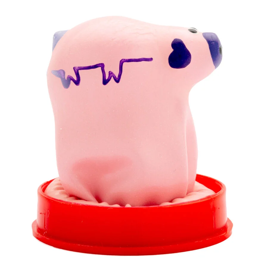 CONDOMERIE - HANDPAINTED NOVELTY CONDOMS SMALL PIG - Image 3