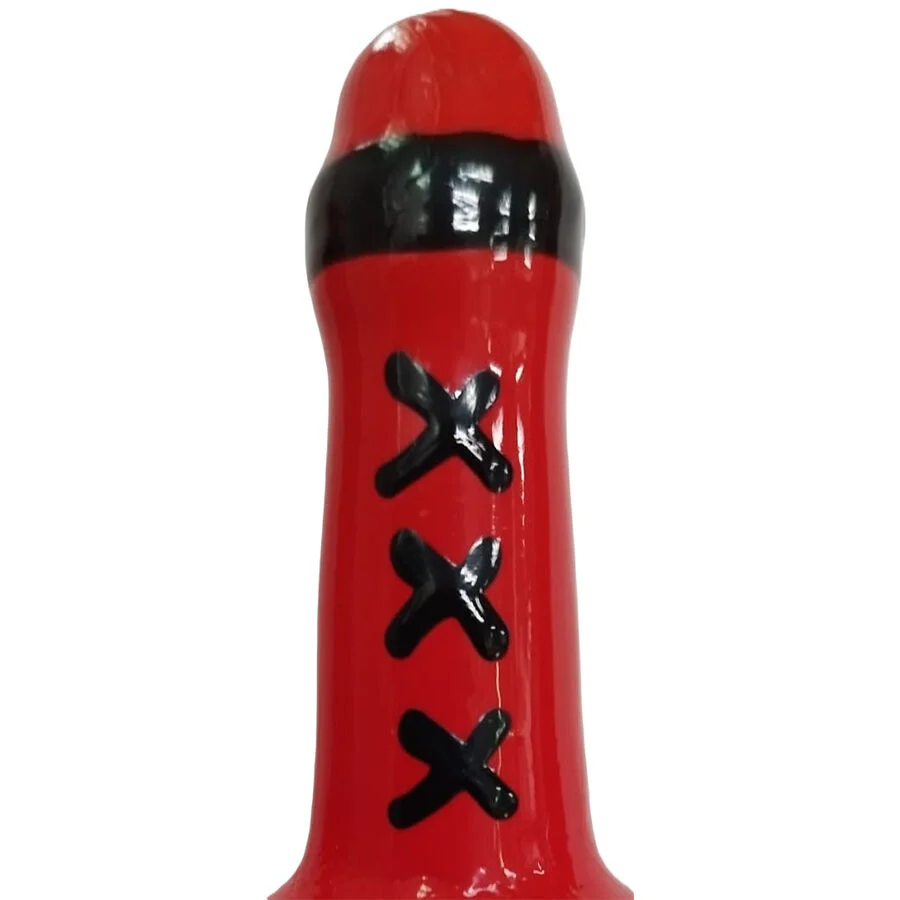 Condomerie - Handpainted Novelty Condoms Amsterdam Red