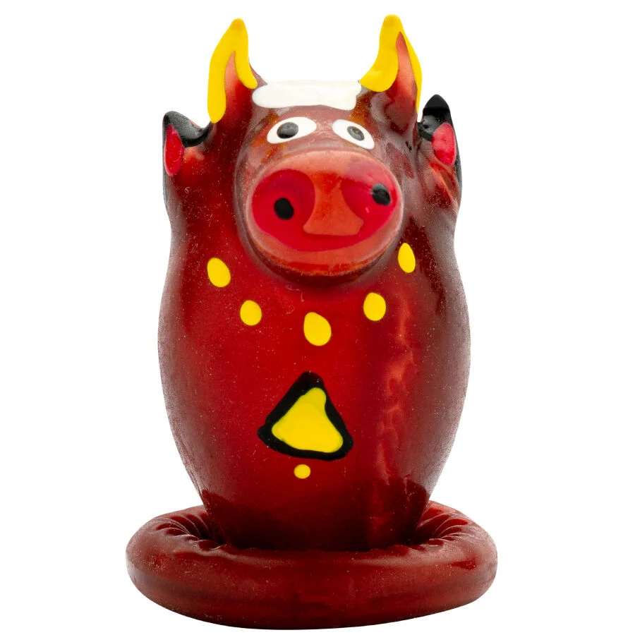 Condomerie - Handpainted Novelty Condoms Bull Model 1 - Image 5
