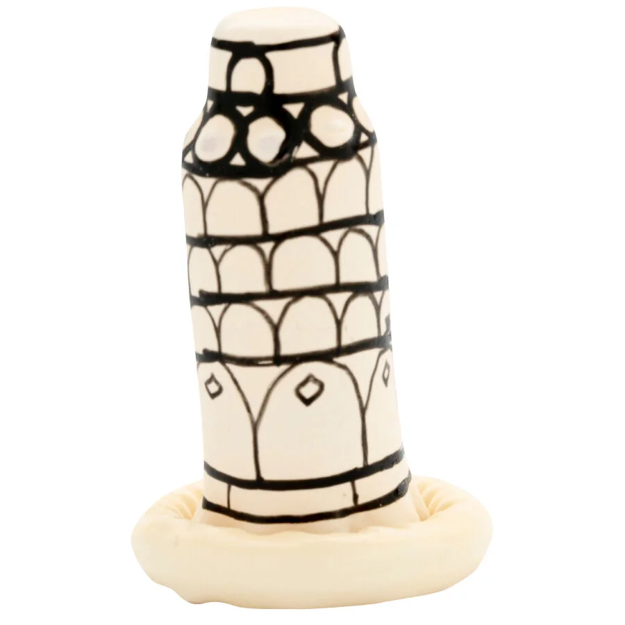 Condomerie - Handpainted Novelty Condoms Pisa Tower - Image 5