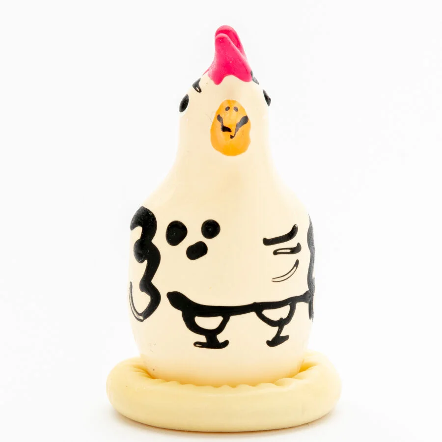 Condomerie - Handpainted Novelty Condoms Cocky Rooster - Image 6