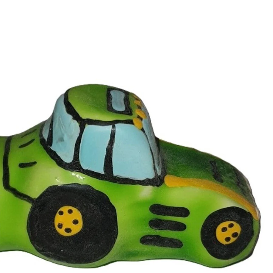 Condomerie - Handpainted Novelty Condoms Tractor Green