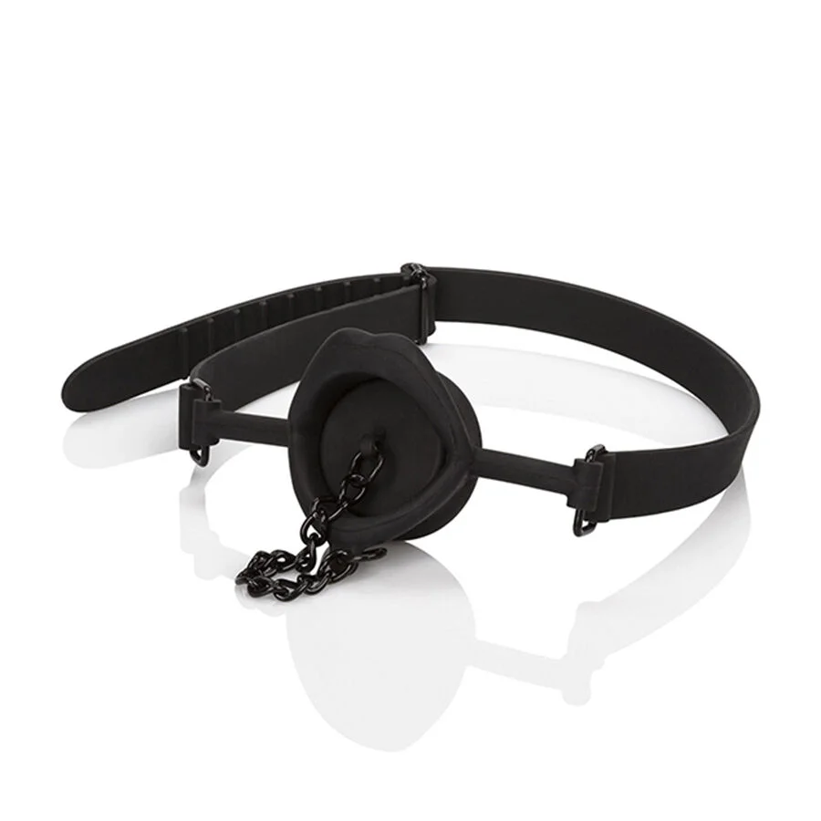 CALEXOTICS - SCANDAL GAG WITH BLACK SILICONE PLUG - Image 3