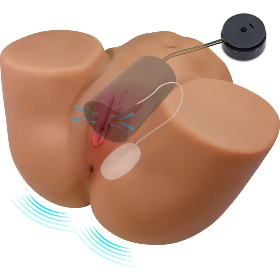 CRAZY BULL - GERIANN REALISTIC FEMALE BUTT VIBRATOR AND SUCKER WITH SOUND 5.5 KG - Image 5