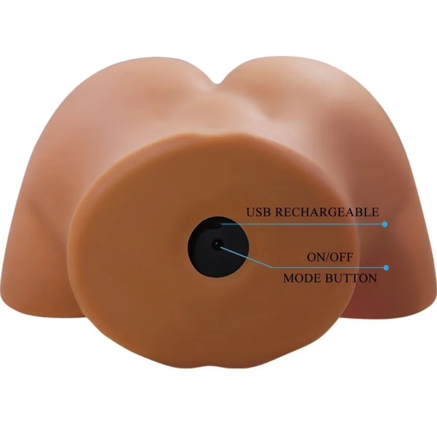 CRAZY BULL - GERIANN REALISTIC FEMALE BUTT VIBRATOR AND SUCKER WITH SOUND 5.5 KG - Image 7