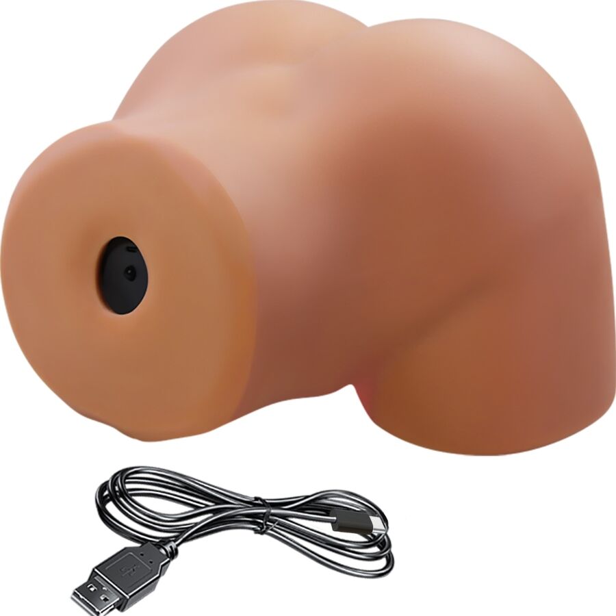 CRAZY BULL - ILANA REALISTIC FEMALE BUTT VIBRATOR AND SUCKER WITH SOUND 6.8 KG - Image 5