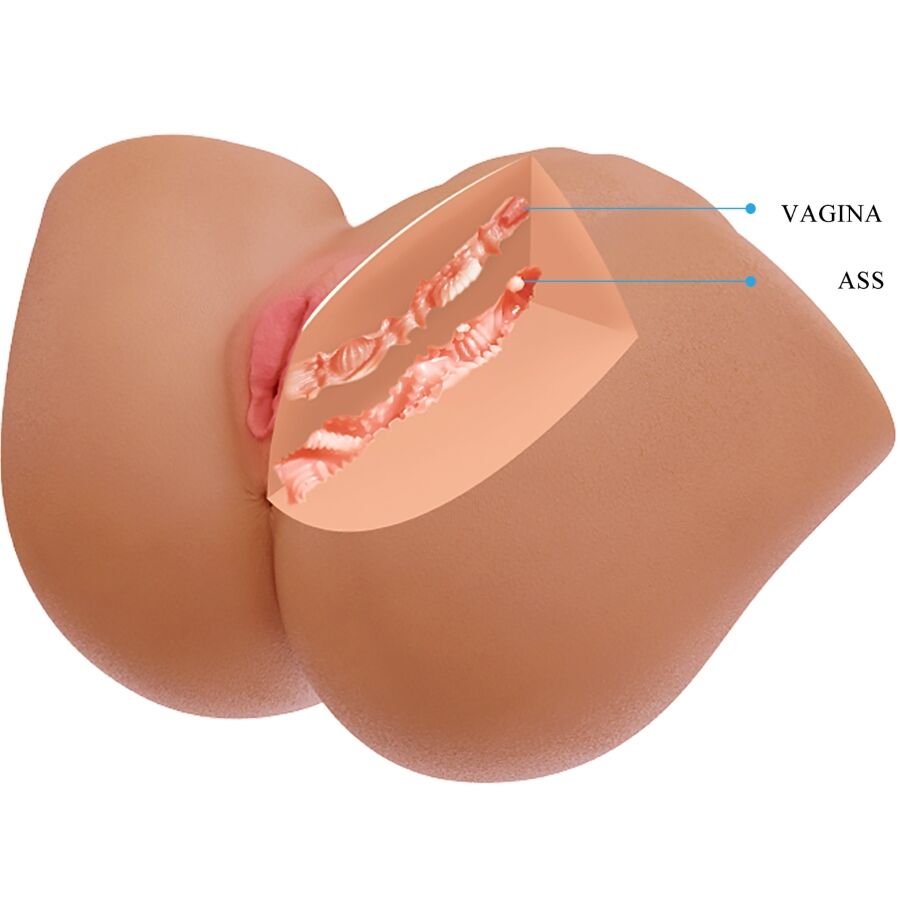CRAZY BULL - ILANA REALISTIC FEMALE BUTT VIBRATOR AND SUCKER WITH SOUND 6.8 KG - Image 8