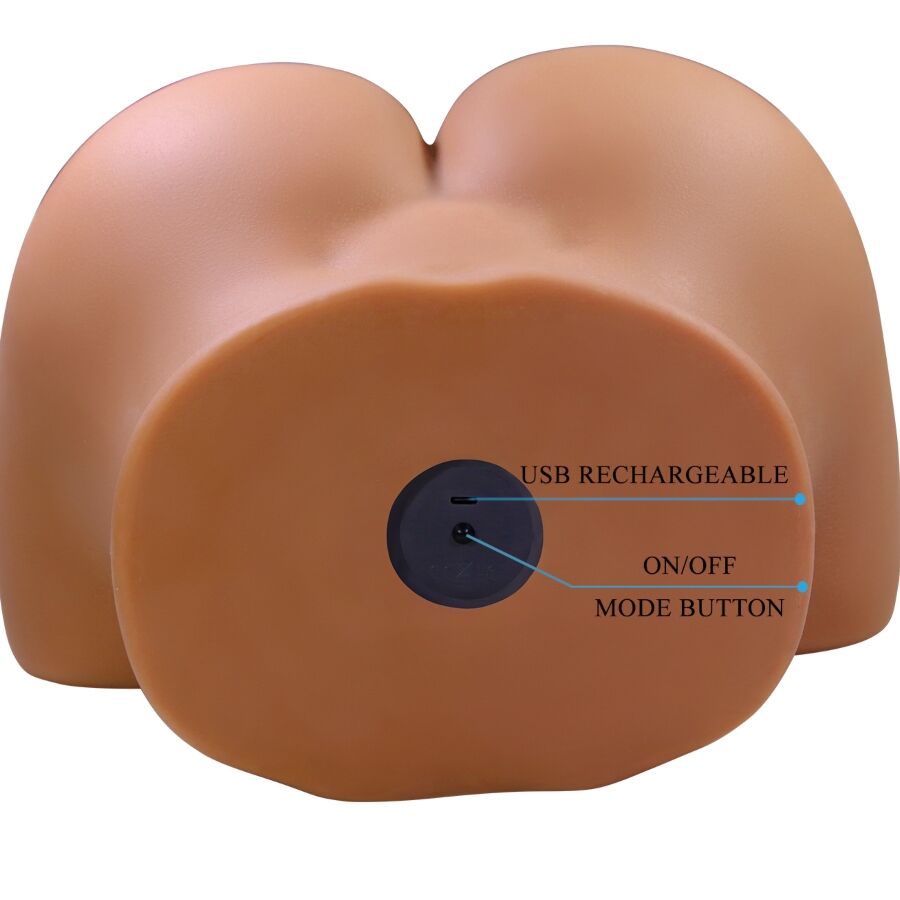CRAZY BULL - WENDY REALISTIC FEMALE BUTT VIBRATOR AND SUCKER WITH SOUND 11 KG - Image 7
