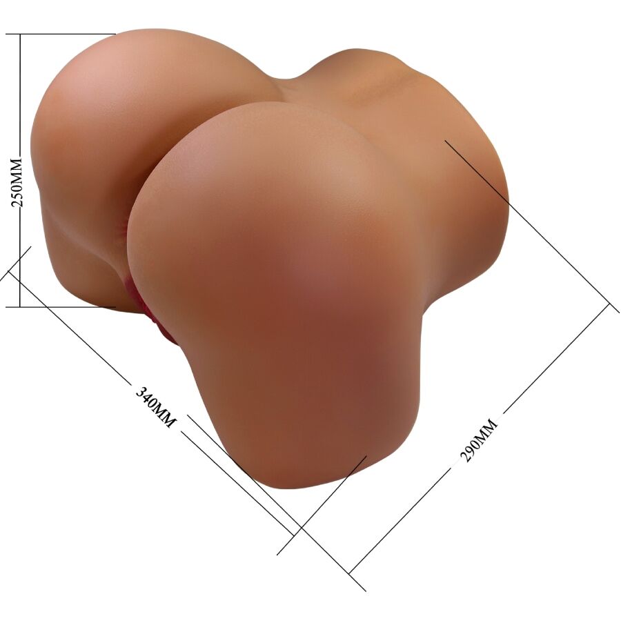 CRAZY BULL - WENDY REALISTIC FEMALE BUTT VIBRATOR AND SUCKER WITH SOUND 11 KG - Image 9