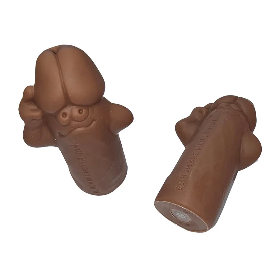 Diablo Picante - Penis Vormige Fluit In Bruine Kleur
