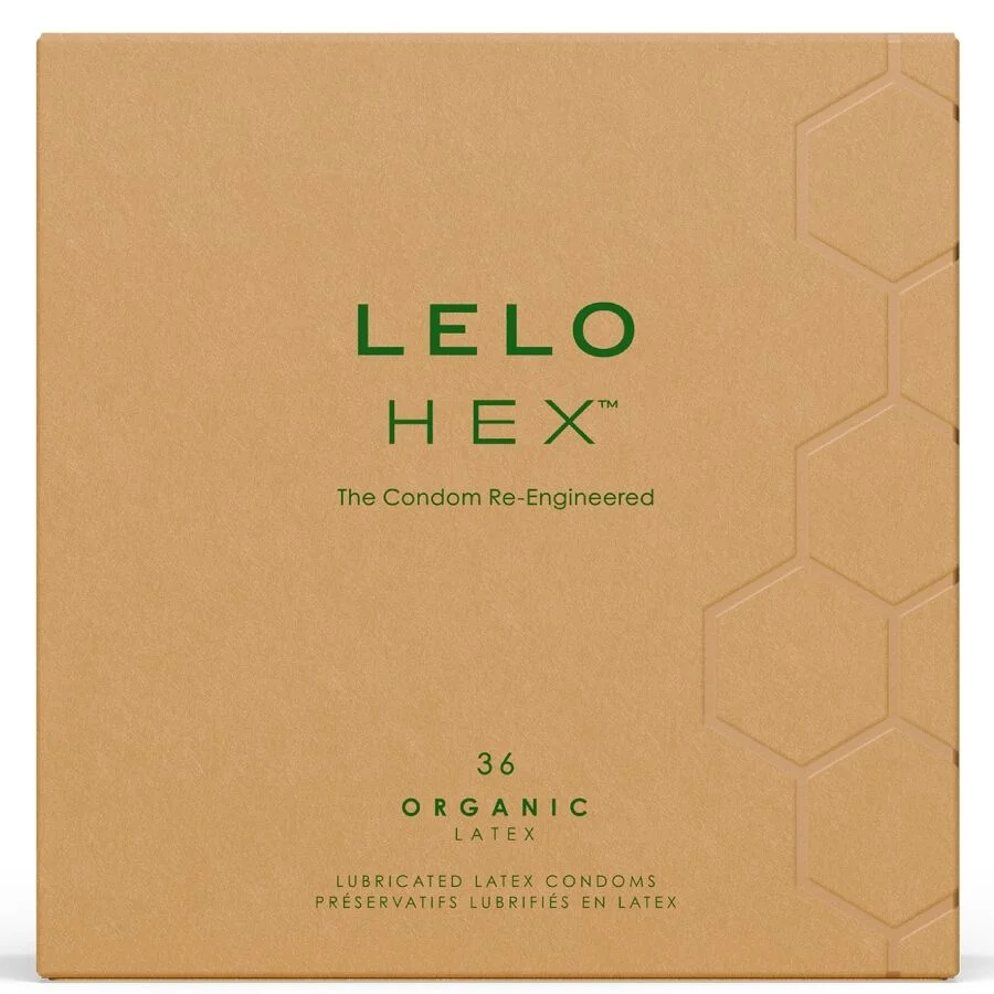 LELO - HEX BOÎTE DE PRÉSERVATIFS BIOLOGIQUES 36 UNITÉS