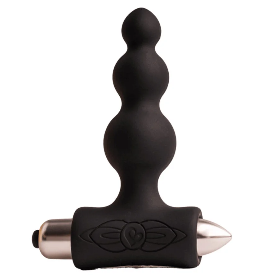 ROCKS- OFF - PETITE SENSATIONS BUBBLES ANAL PLUG VIBRATOR BLACK