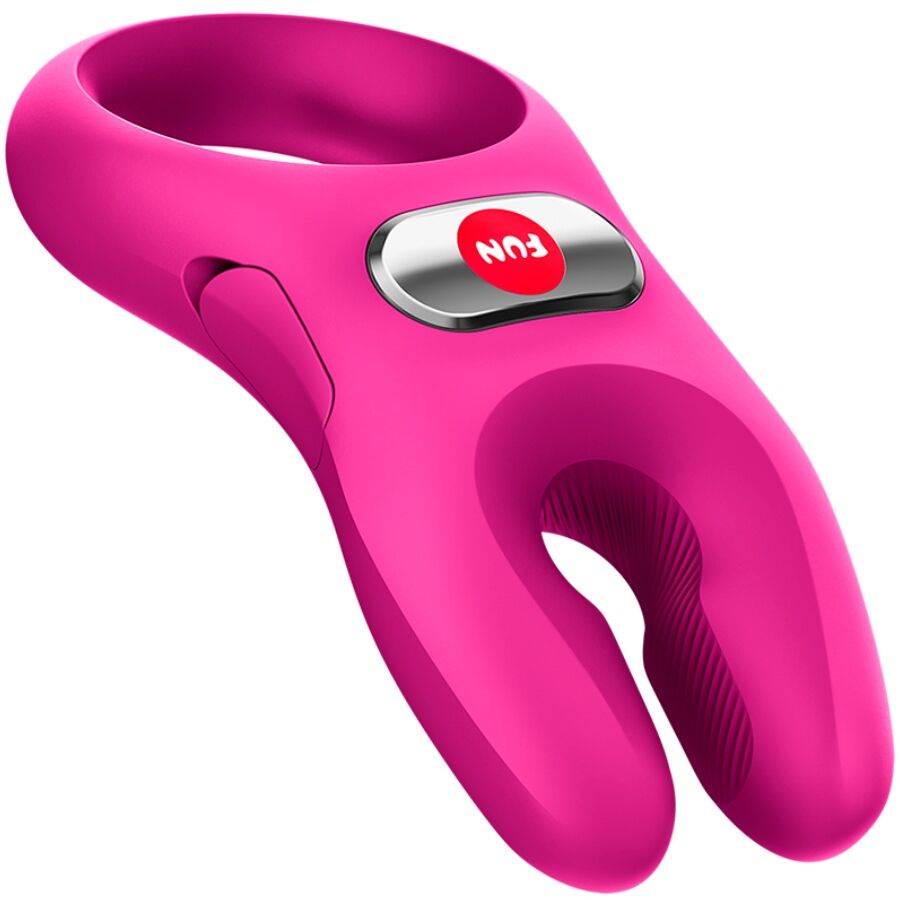 FUN FACTORY - NOS PRO VIBRATING COCK RING MAGENTA - Image 3