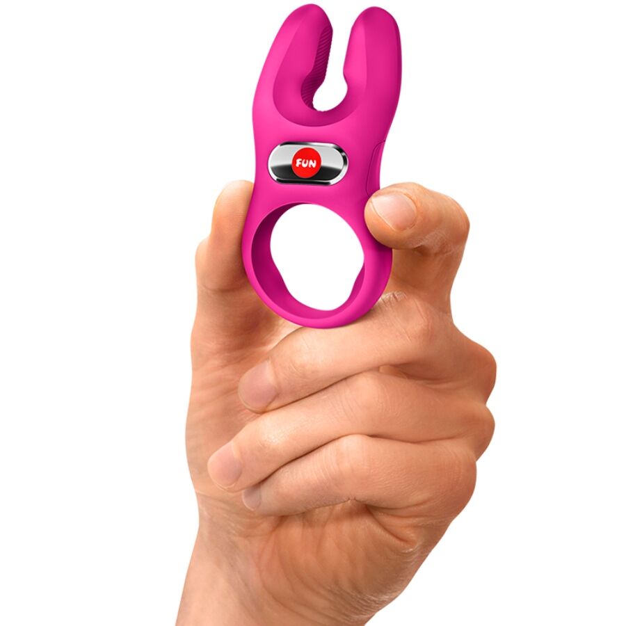 FUN FACTORY - NOS PRO VIBRATING COCK RING MAGENTA - Image 7