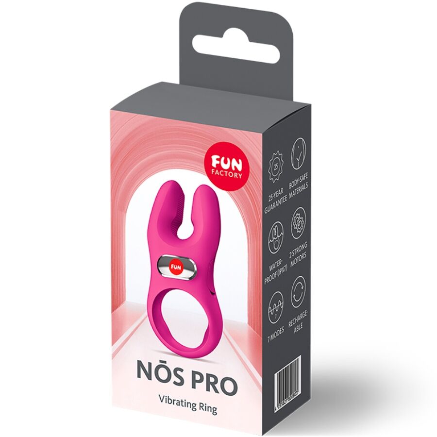 FUN FACTORY - NOS PRO VIBRATING COCK RING MAGENTA - Image 8