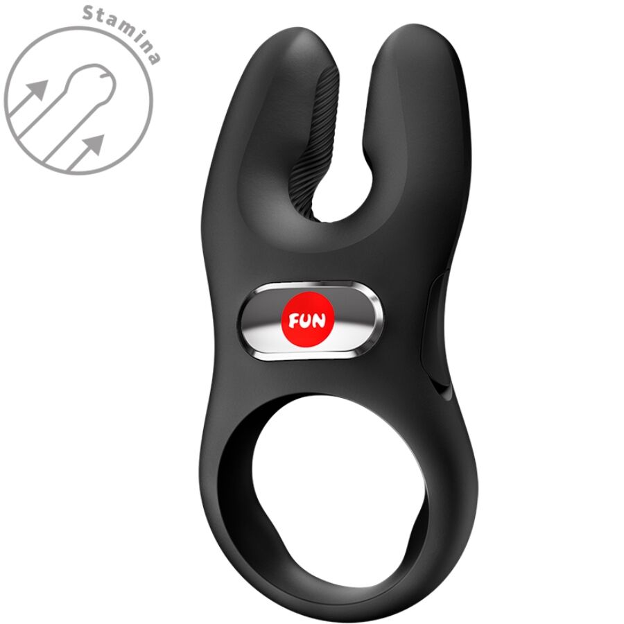 FUN FACTORY - NOS PRO VIBRATING COCK RING BLACK - Image 4