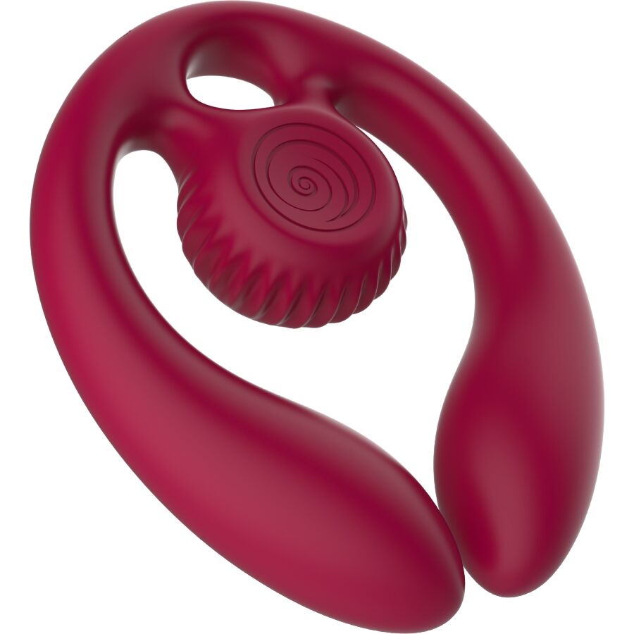 SNAIL VIBE - GIZI DUO STIMULATEUR POUR COUPLES TÉLÉCOMMANDE BOURGOGNE - Image 3