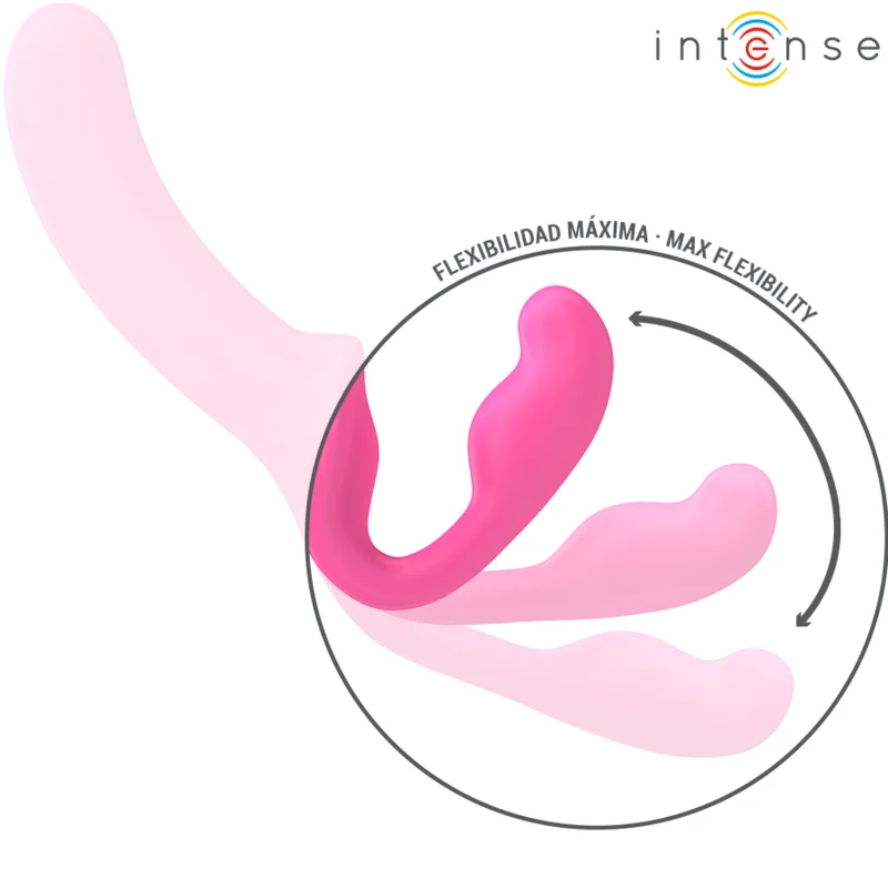 INTENSE - AMY DOUBLE VIBRATOR 20 CM PINK REMOTE CONTROL - Image 7