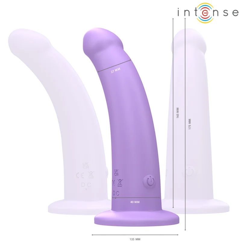 Intense - Eddie Vibrateur 17,5 Cm 10 Vibrations Violet Télécommande - Image 4
