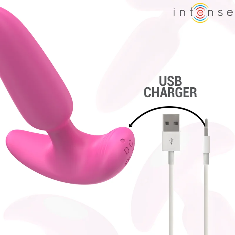 Intense - Ross Anal Plug 10 Vibrations Rose Télécommande - Image 7