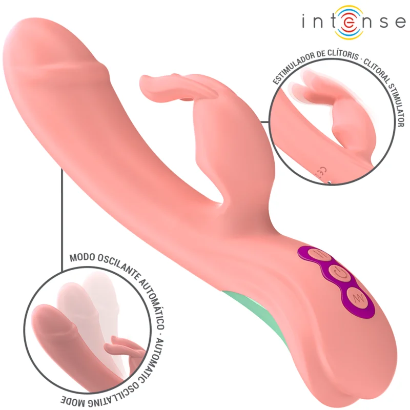 Intense - Rachel Vibrateur Rabbit 5 Vibrations Rose - Image 3