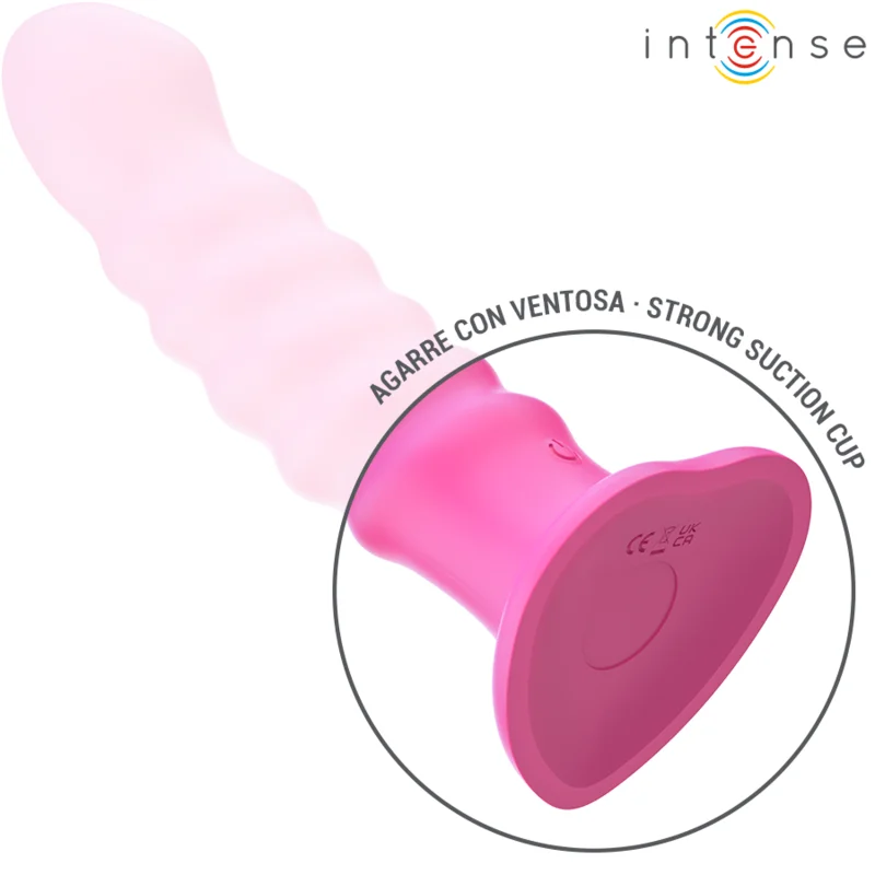 INTENSE - CINDY VIBRATOR SIZE L SPIRAL DESIGN 10 VIBRATIONS PINK REMOTE CONTROL - Image 8