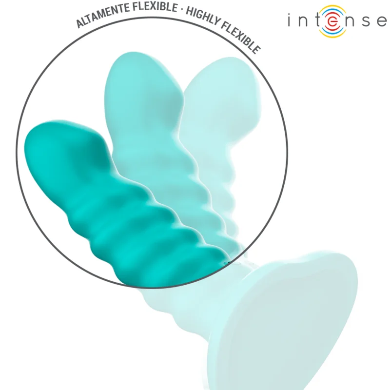 Intense - Buffy Vibrateur Taille S Design Spirale 10 Vibrations Télécommande Bleue - Image 6