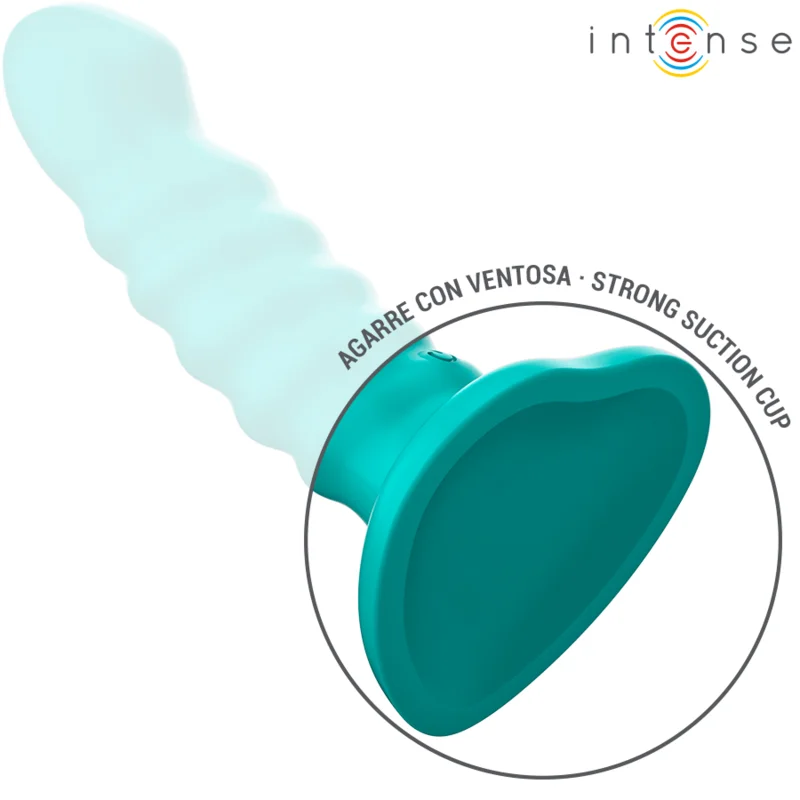 Intense - Buffy Vibrateur Taille S Design Spirale 10 Vibrations Télécommande Bleue - Image 8