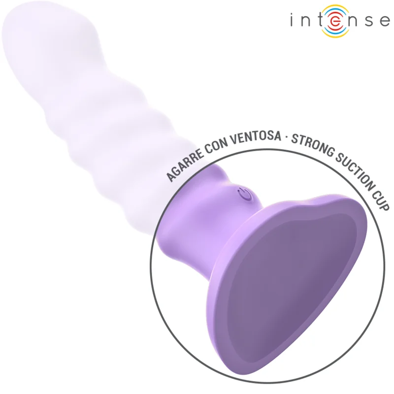 Intense - Brenda Vibrateur Taille M Design Spirale 10 Vibrations Violet Télécommande - Image 6