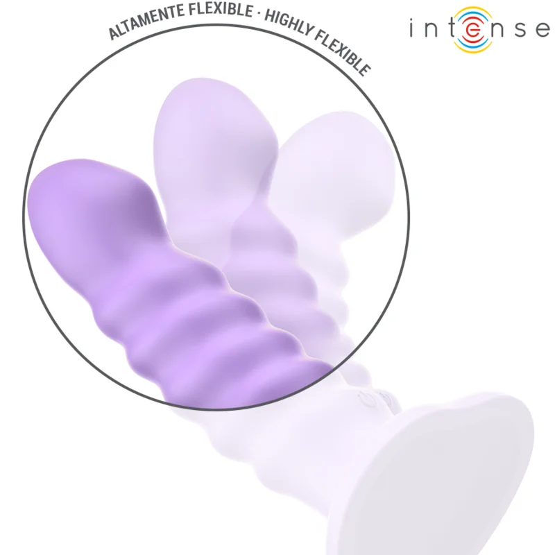 Intense - Brenda Vibrateur Taille M Design Spirale 10 Vibrations Violet Télécommande - Image 8