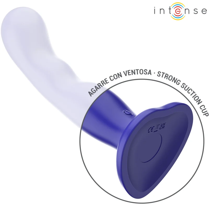 Intense - Shorty Vibrateur Avec Ventouse Télécommande Bleue - Image 7