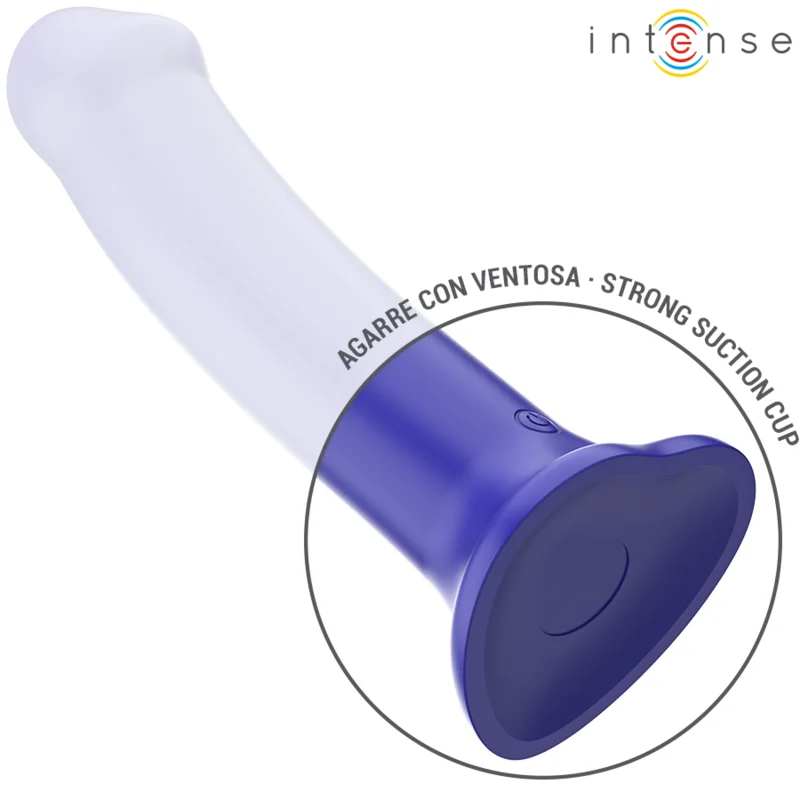 Intense - Victoria Vibrator With Suction Cup 10 Vibrations Dark Blue Remote Control - Image 6