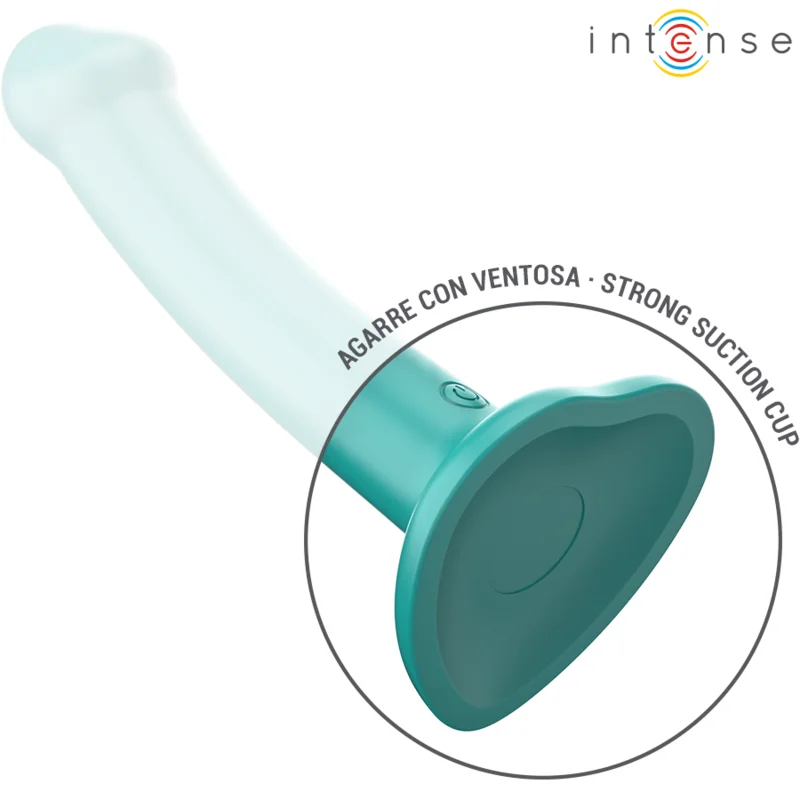 Intense - Katie Vibrateur Avec Ventouse 10 Vibrations Télécommande Bleue - Image 6