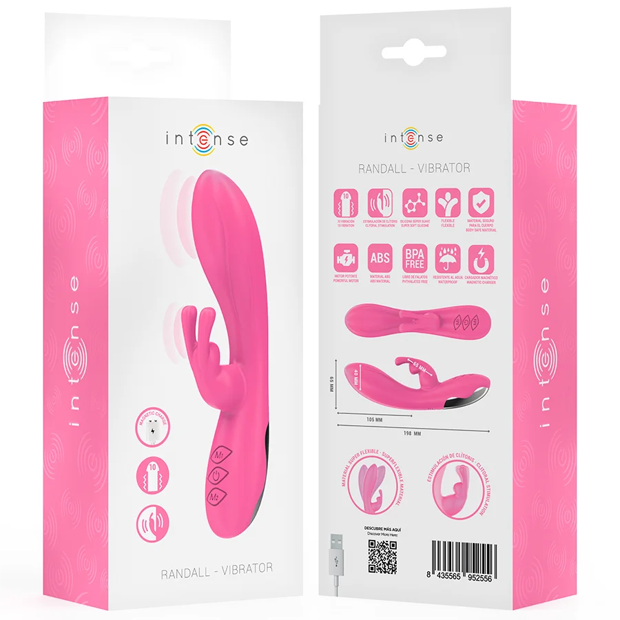 Intense - Randall Vibrateur Rabbit 10 Vibrations Rose - Image 9