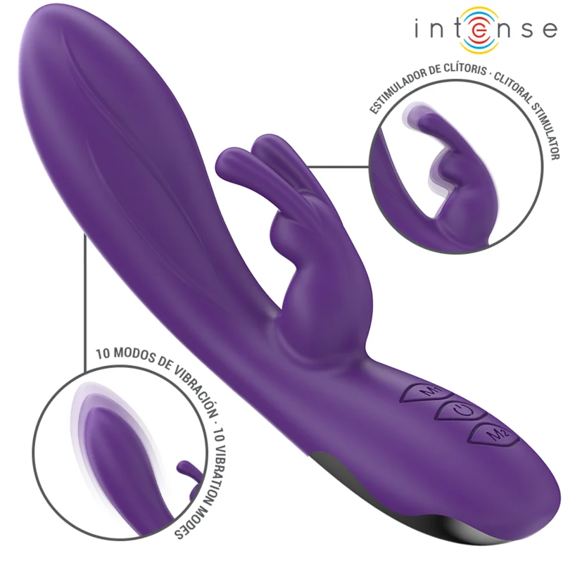 Intense - Randall Vibrateur Rabbit 10 Vibrations Violet - Image 3