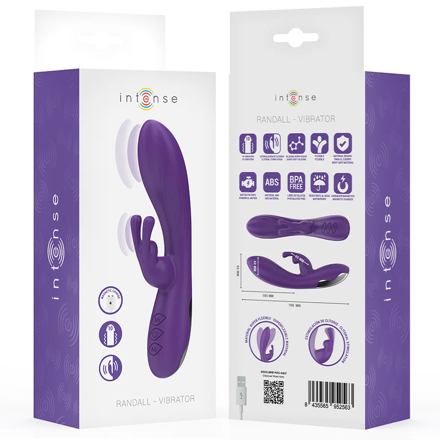 Intense - Randall Vibrateur Rabbit 10 Vibrations Violet - Image 9
