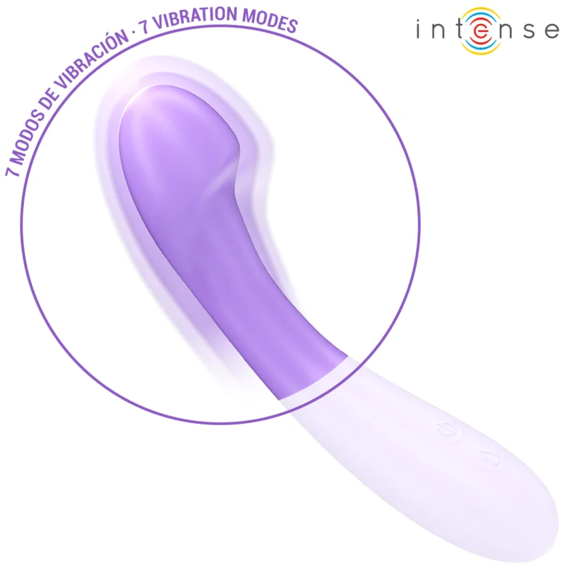 Intense - Becky Vibrateur 19 Cm Chauffant 7 Vibrations Violet - Image 6