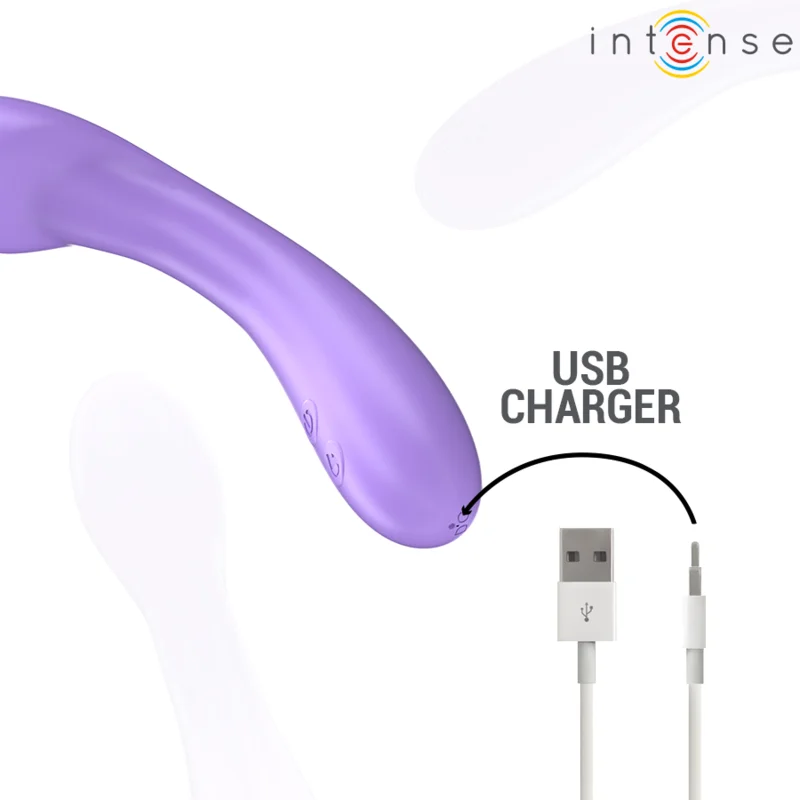 Intense - Becky Vibrateur 19 Cm Chauffant 7 Vibrations Violet - Image 8