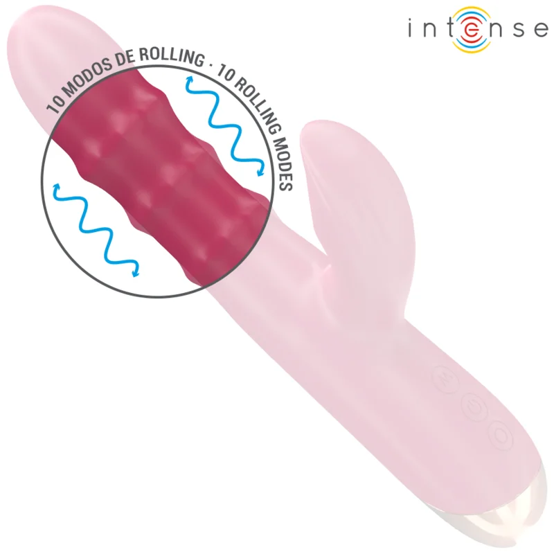 Intense - Chloe Multifunction Vibrator 3 In 1 Red - Image 4