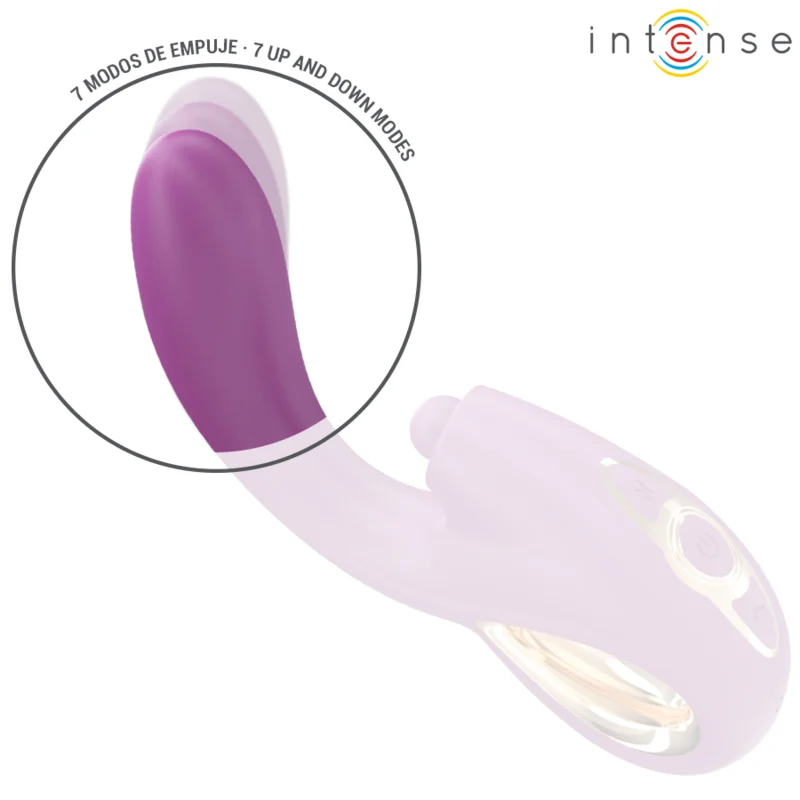 Intense - Lali Multifunction G-Spot Vibrator Tapping & Thrust & Vibration Purple - Image 5
